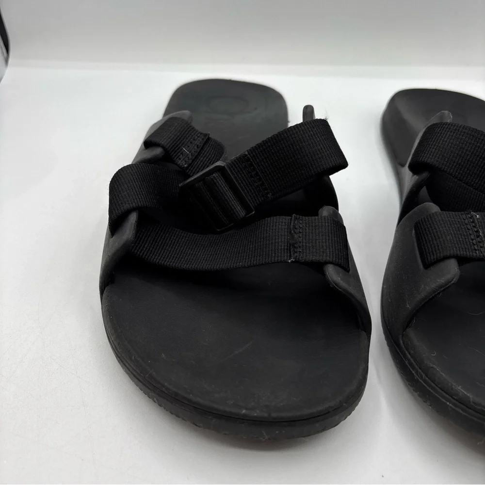 Chaco Chilllos Slide Sandals Black Men’s Size 12 Lightweight Comfort JCH107089